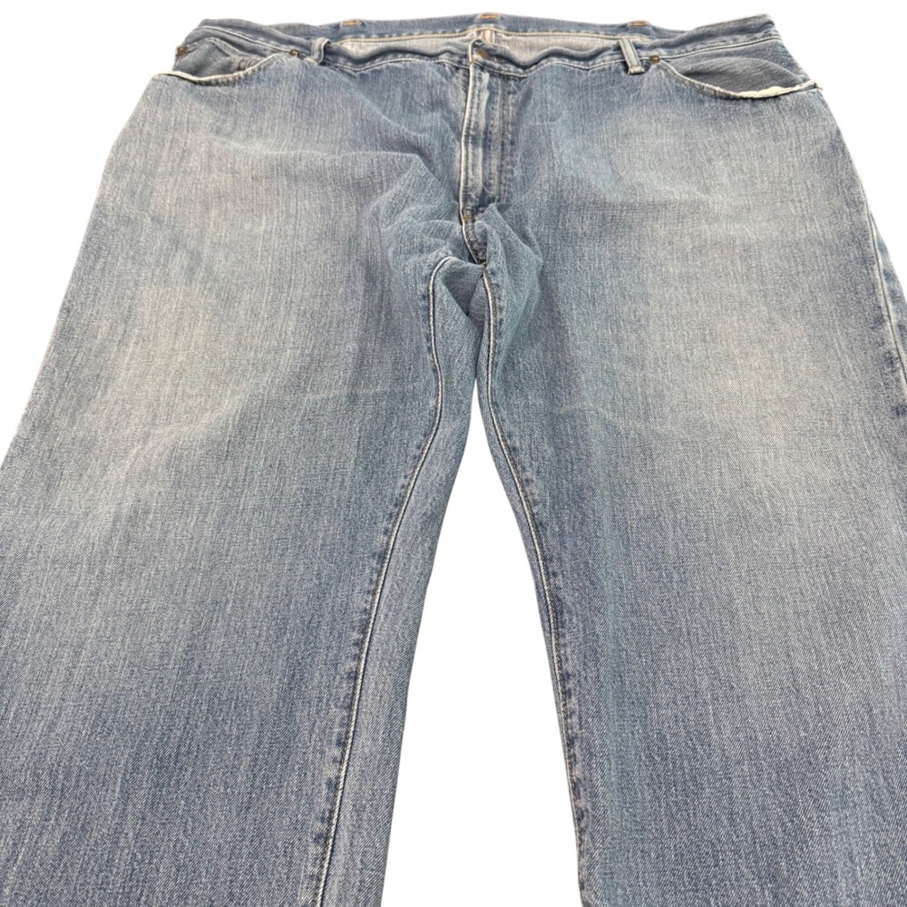 Polo Ralph Lauren 867 Classic Fit Mens 46Bx 30 (46Bx28) Blue Straight Leg Y2k